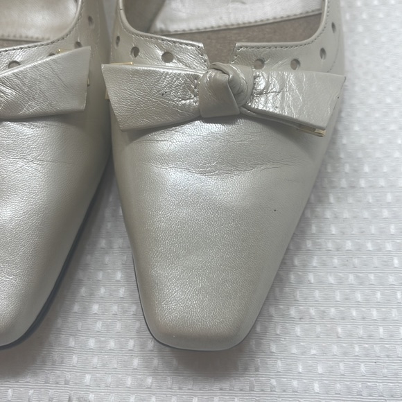 Ross Hommerson Cream Leather Pumps Size 8.5 - Picture 2 of 8